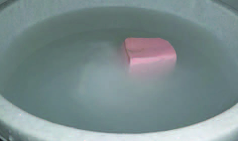 Floating Soap enables Taking Baths in Rivers and Ponds