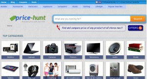 Price-Hunt Enables Price Comparison for various Products