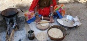 Special flour used by Rajasthan women