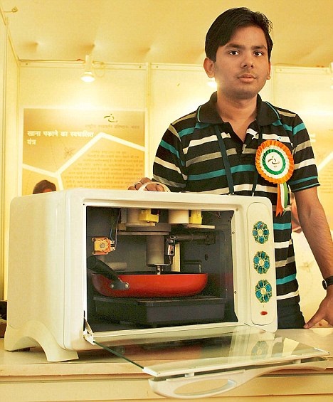 Meet Abhishek who makes time bombs, an Automatic Food maker, A robot