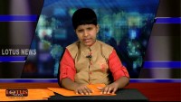 visually impaired news anchor