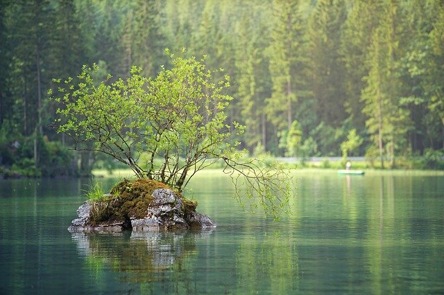 The smallest Inhabited River Island