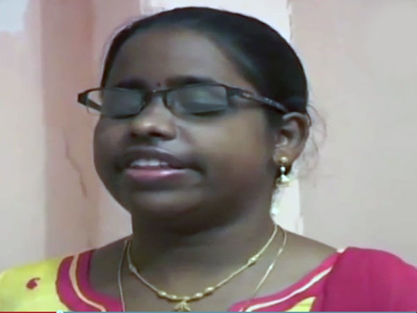 Blind girl cracks IFS