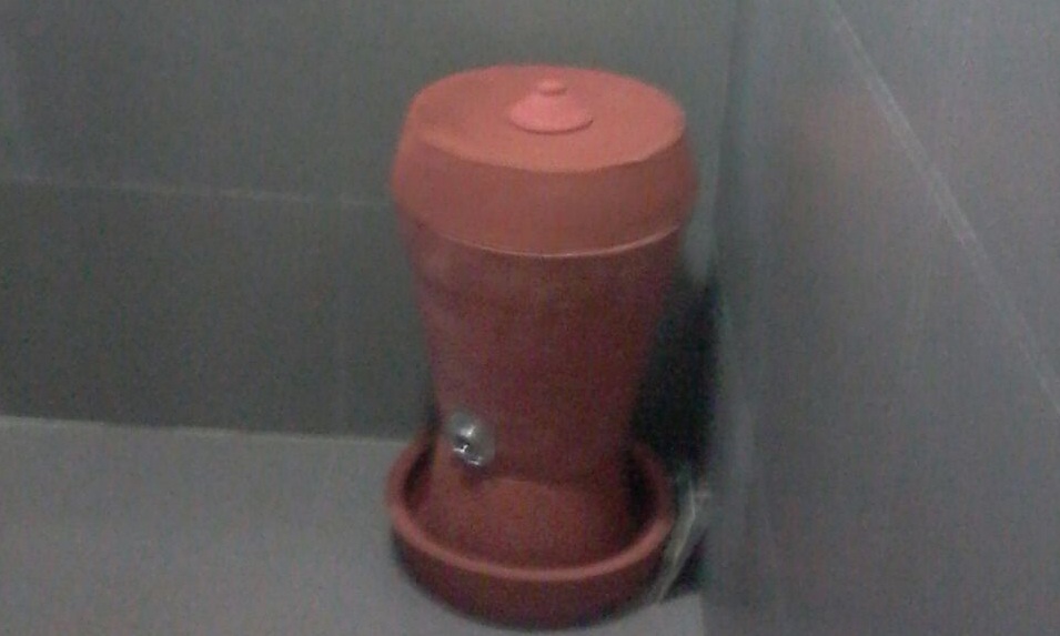 Eco-friendly sanitary napkin disposal