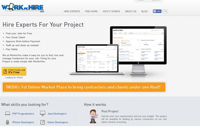 Worknhire – a freelance marketplace in India