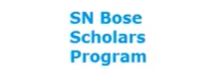 SN Bose Scholars Program