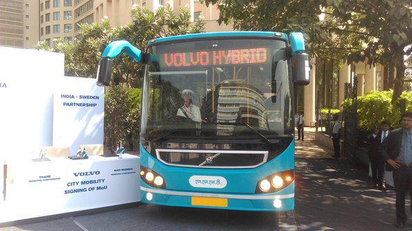 First Hybrid bus of India