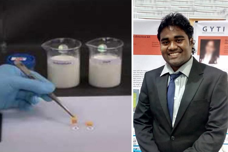 Detecting adulterated milk made easy with this paper strip