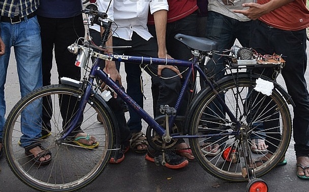 A bicycle that reaches you with an SMS