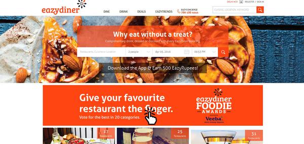 EazyDiner – An Online platform for restaurants