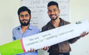 The duo dedicated to recycling cigarette butts