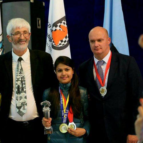 Disable girl becomes international chess champion