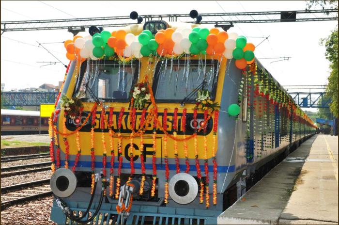 Indian Railway’s solar powered train