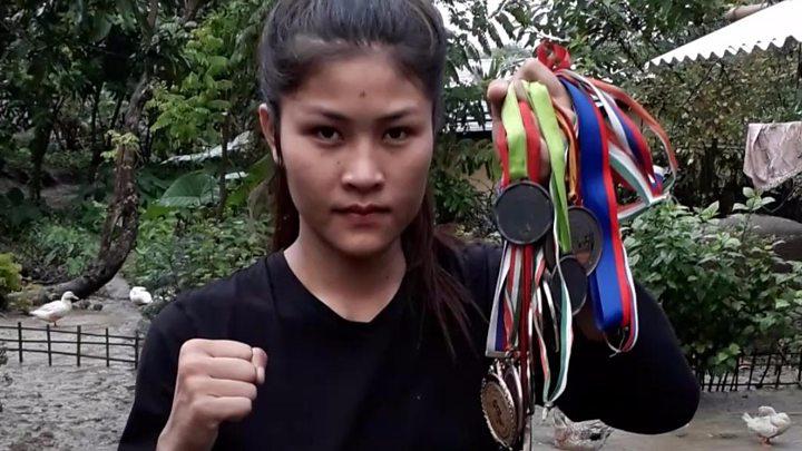 Daughter of vegetable seller is now a boxer