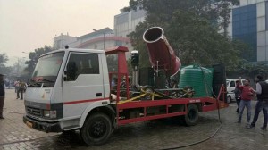Delhi’s fog cannons to deal with air pollution