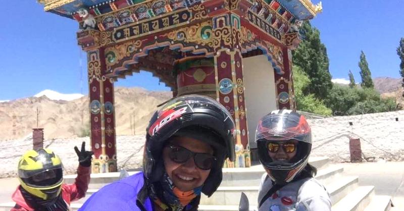 Youngest biker girl to cross Khardung-La