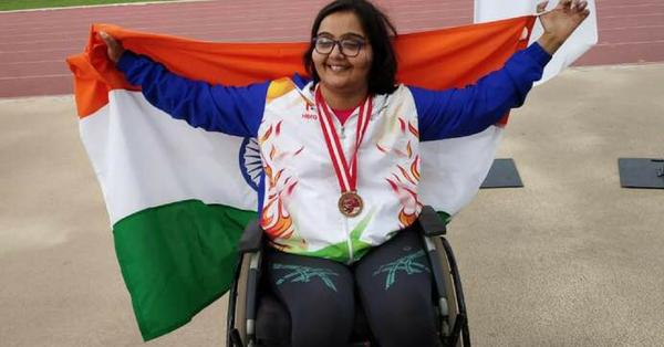 Haryana girl gets gold at Para Athletics Grand Prix