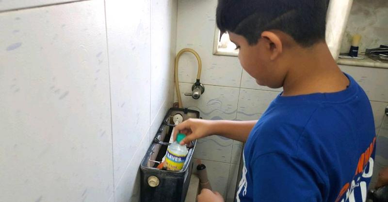 Flexi Flush reduces toilet water wastage