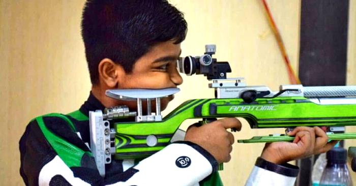 Youngest gold medalist in rifle shooting