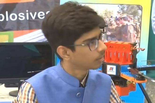This teenager develops drone to destroy landmines