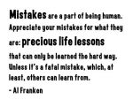 Mistakes to avoid in life