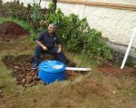 Low-cost rainwater harvesting system