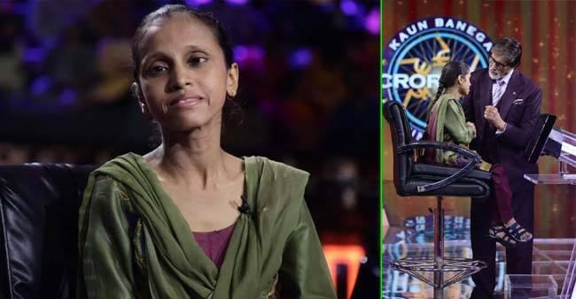 Crutches to a KBC Contestant