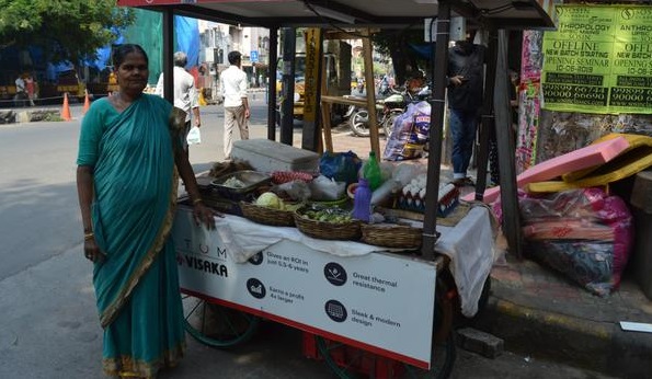 Low-cost Solar roofs to help homes and e-carts