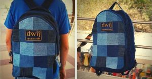 Dwij makes upcycled jeans bags