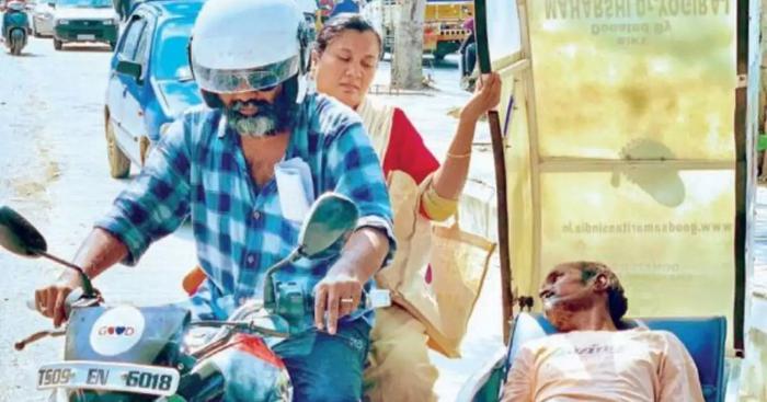 NGO uses bike ambulance and provides shelter to homeless