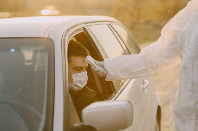 Drive-Through kiosks for coronavirus testing in India