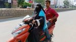 Woman rides 1400 km on Scooty to bring back son