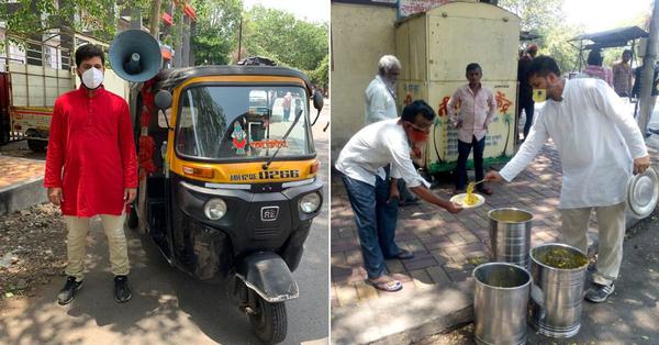 Auto driver feeds 400 people daily