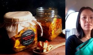 Breast cancer survivor sells bamboo shoot pickle