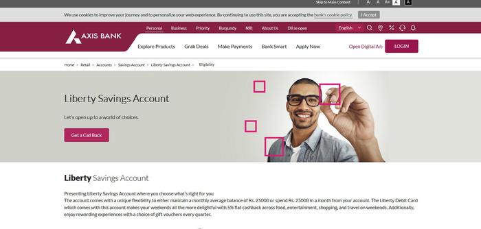 Things to know about Axis Bank Liberty Savings Account