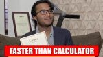Neelakanta Bhanu Prakash - World’s Fastest Human Calculator