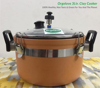 Orgolove's Clay pressure cooker improves food flavour