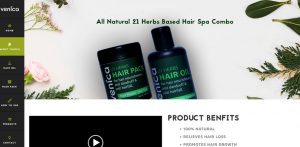 Venica Herbals offers organic skin and hair care products