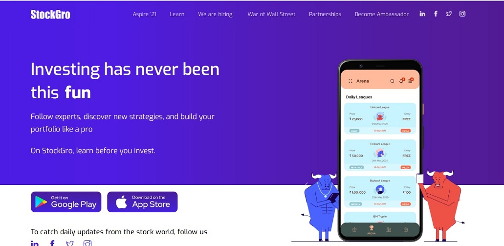StockGro eases stock market investing