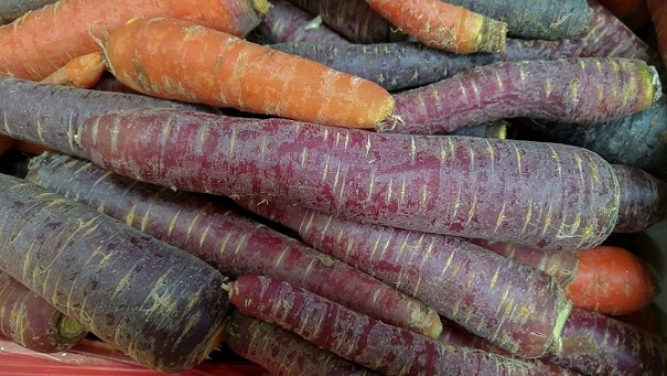 Health benefits of purple carrots
