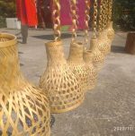 Woman makes bamboo lamps, Rakhis & more