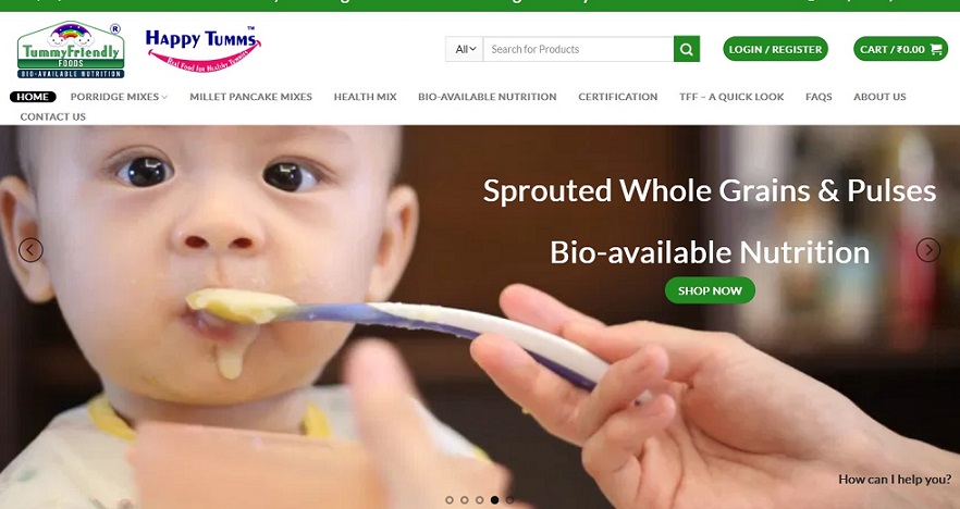 Tummy Friendly Foods offers organic baby food