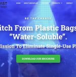 GreenPlast water-soluble bags help replace plastic bags