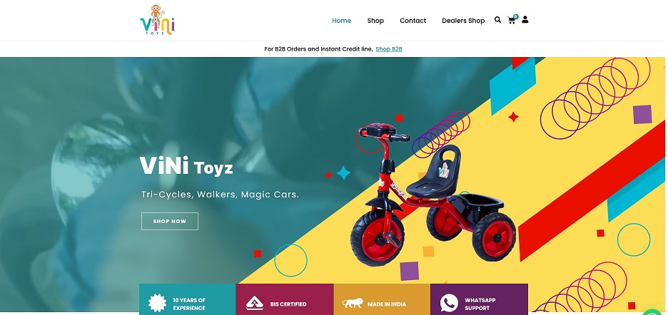 ViNi Toys offer high-quality tricycles