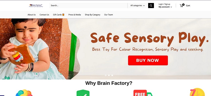 Brain Factory enables learning through innovative wooden toys