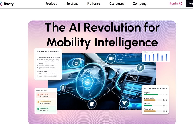Ravity software powers smarter, connected vehicles with AI
